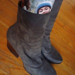 Coclico 37 6.5 7 dark gray ankle booties boots, made in Spain $450